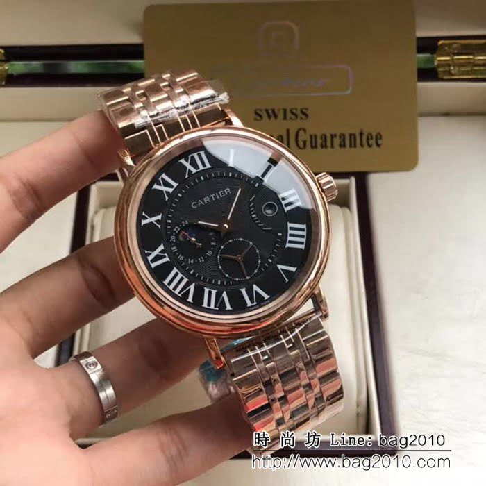 CARTIER卡地亞 時尚精品 深度防水高品質男士腕表 WSS3342
